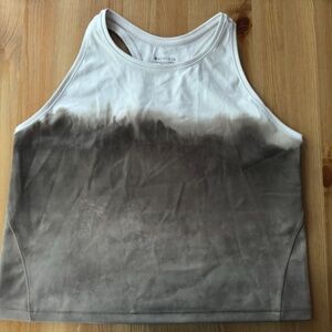 Athleta cropped tank top ombré XL